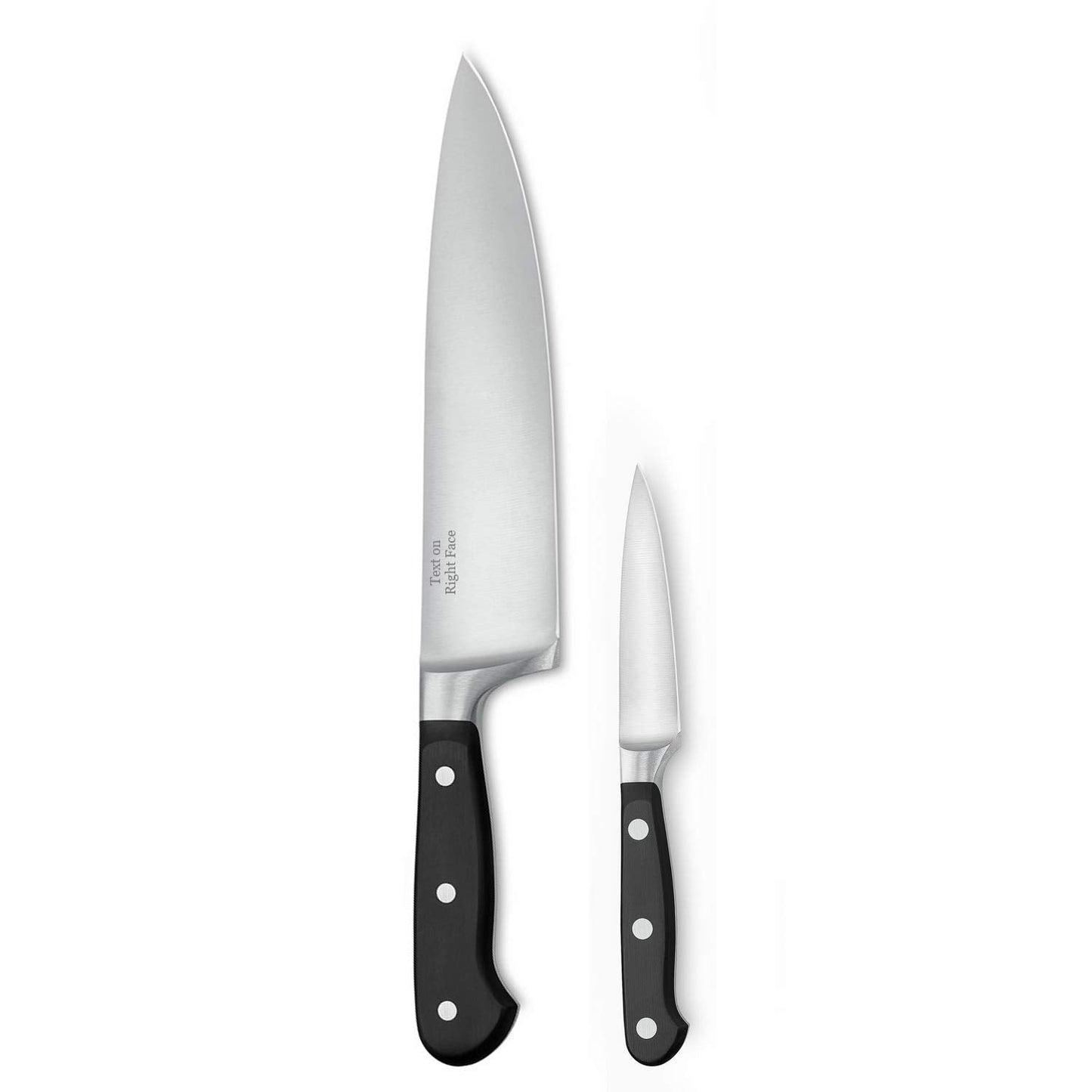 Wüsthof Classic 2-Piece Chef's Knife Set, Black - Custom Engraved