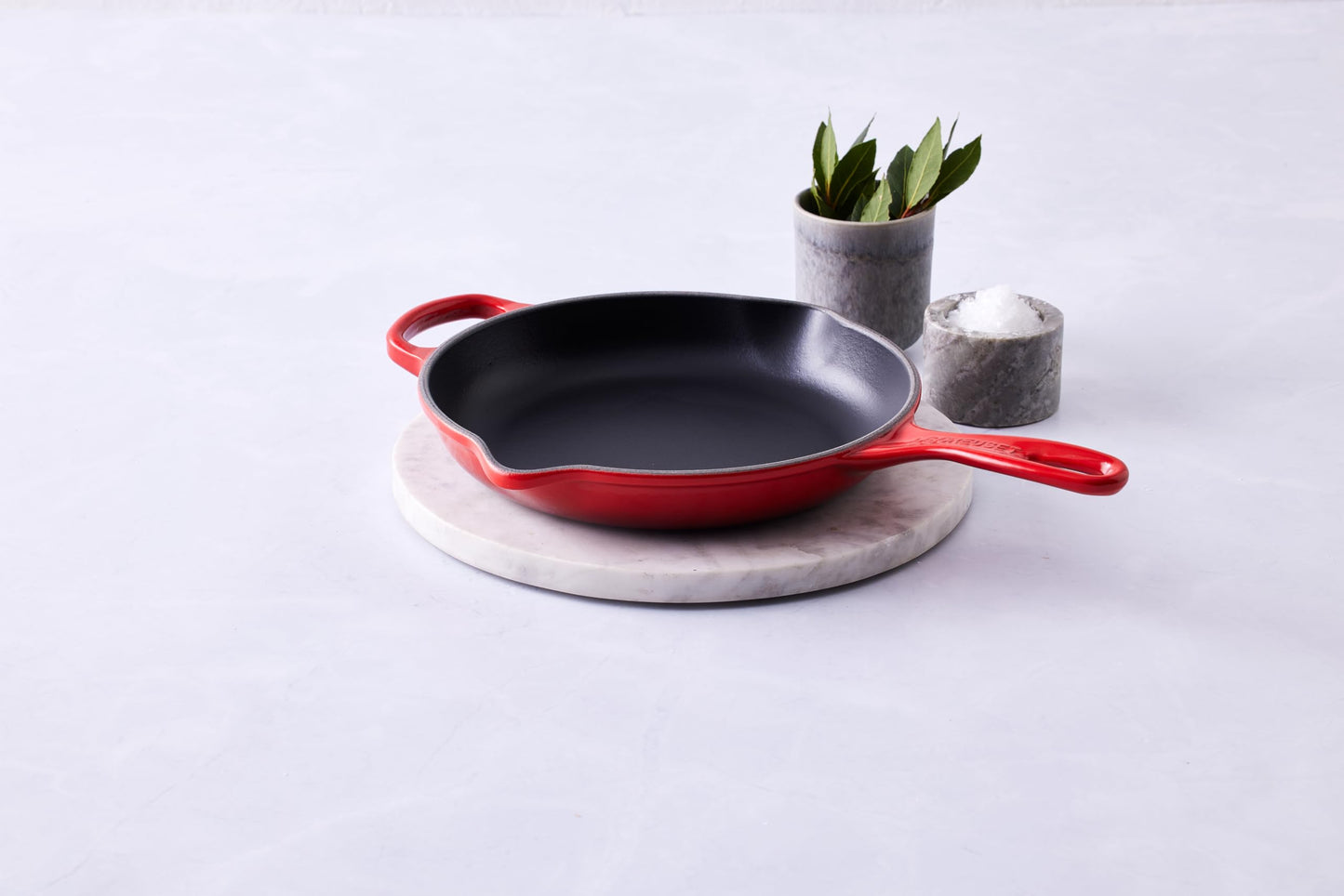 Le Creuset Enameled Cast Iron Signature Iron Handle Skillet, 11.75", Cerise