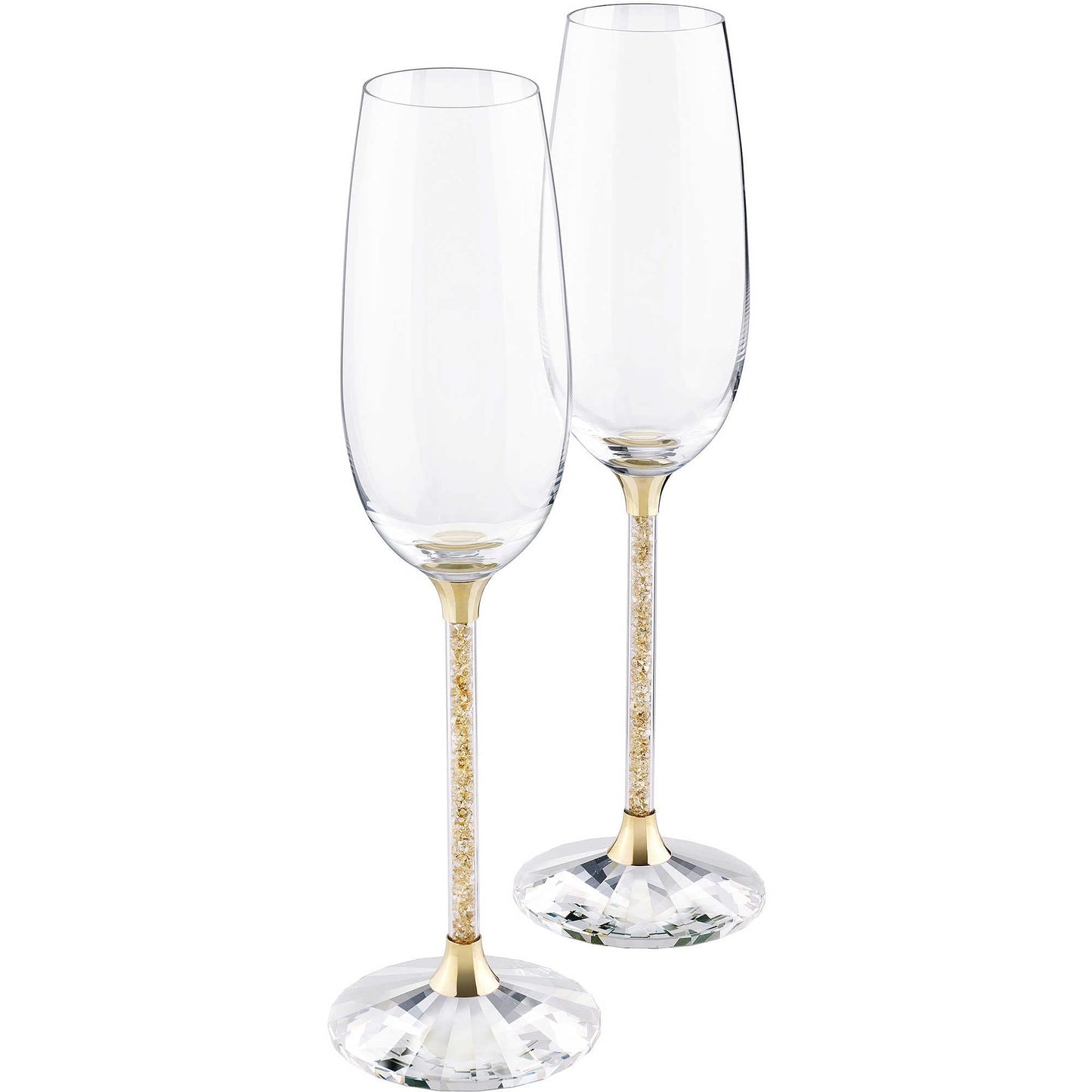 Swarovski Crystalline Toasting Flutes, Set of 2