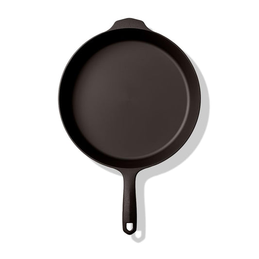 Field Company Large Cast Iron Skillet – 11.6-Inch Pre-Seasoned Pan for 4+ Servings, Lighter & Smooth, Made in USA
