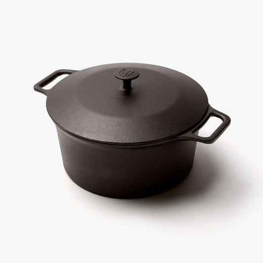 Field Company No. 10 Cast Iron Dutch Oven – 7 Quart, For Bread, Braises & Large-Batch Cooking, Pre-Seasoned, Made in USA