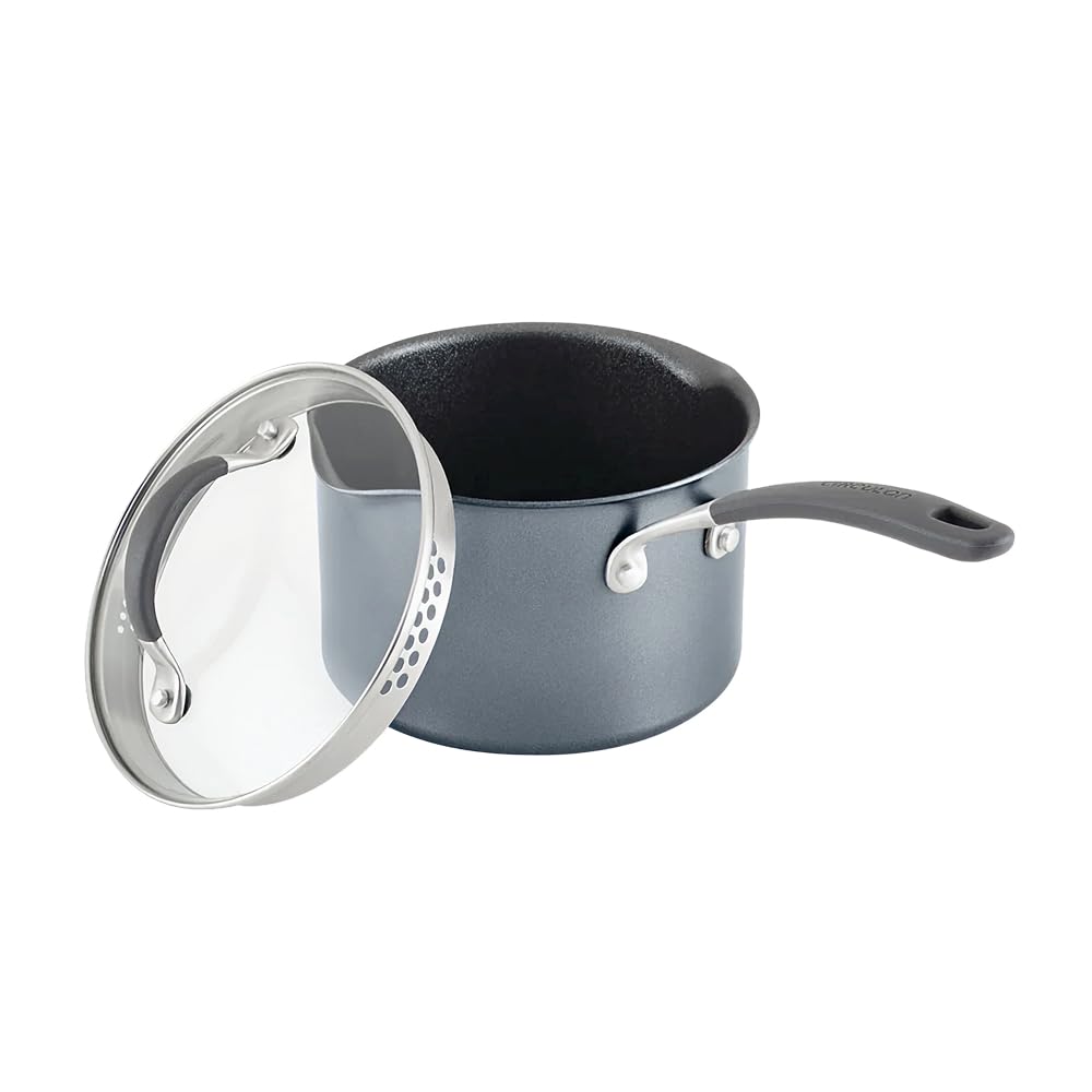 Circulon A1 Series with ScratchDefense Nonstick Induction Pots and Pans Cookware Set, Induction Cookware, Kitchen Essentials, 9-Piece, Graphite