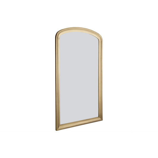 Signature Design by Ashley Fintan Modern Full Length Arched Floor Mirror with Thick Frame, Gold