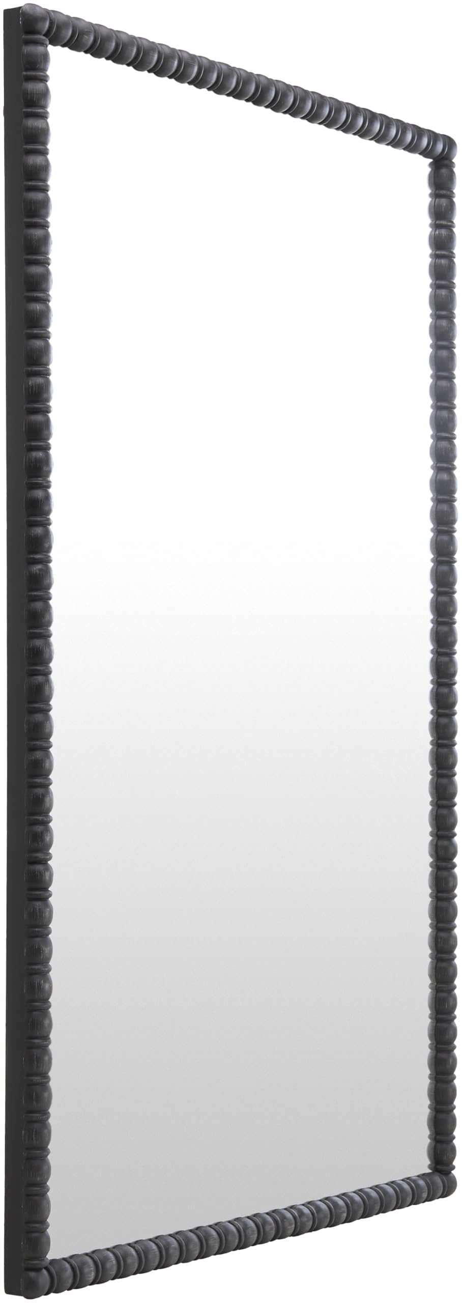Livabliss x Galey Alix Karling Blair Traditional Full Length Mirror, 72" H x 47" W x 3" D, Black