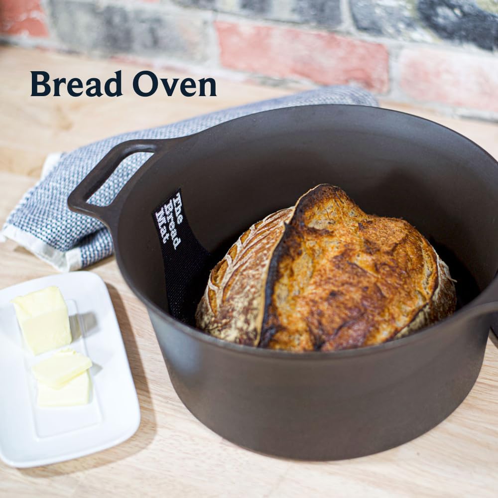 Field Company No. 10 Cast Iron Dutch Oven – 7 Quart, For Bread, Braises & Large-Batch Cooking, Pre-Seasoned, Made in USA