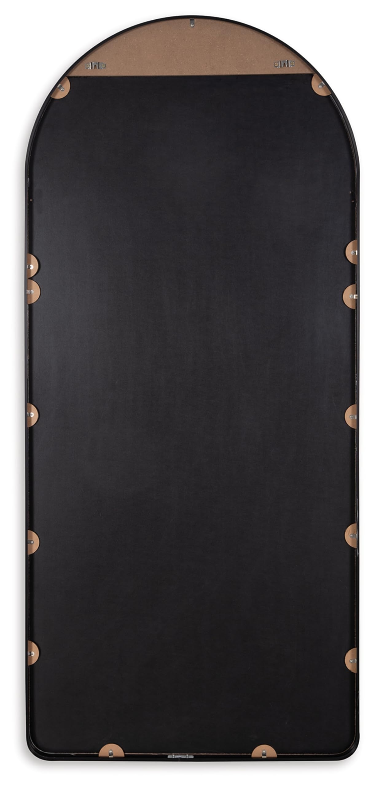 Signature Design by Ashley Sethall Casual Full Length Arched Floor Mirror with Thin Frame, Black