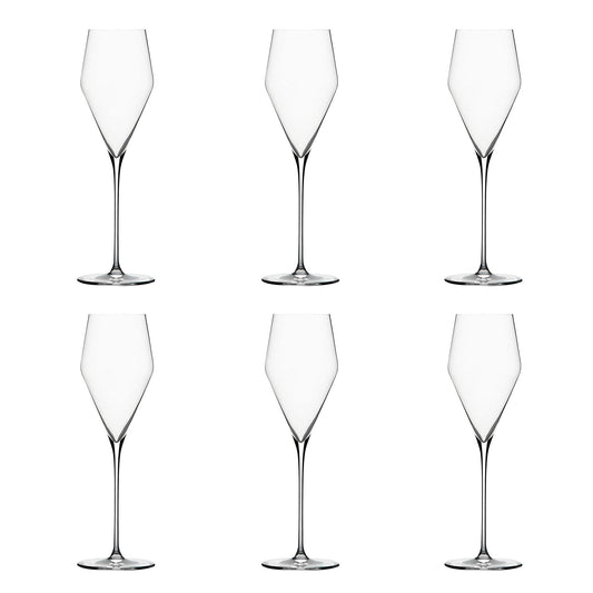 Zalto Denk'Art Champagne Glass Hand-Blown Crystal - Boxed Set of 6