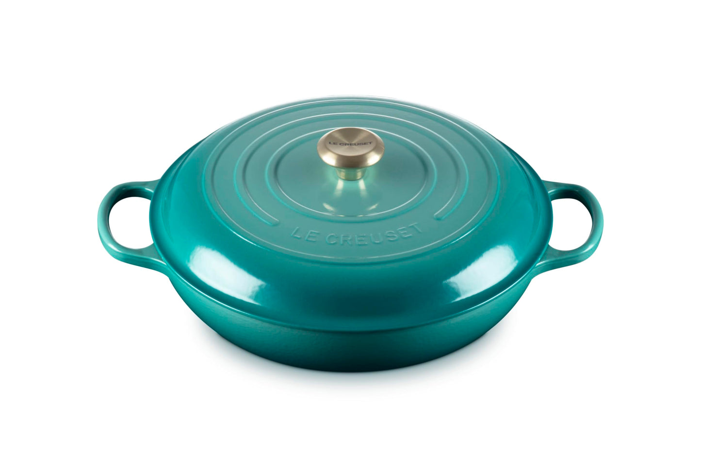 Le Creuset Enameled Cast Iron Signature Braiser, 5qt., Riviera