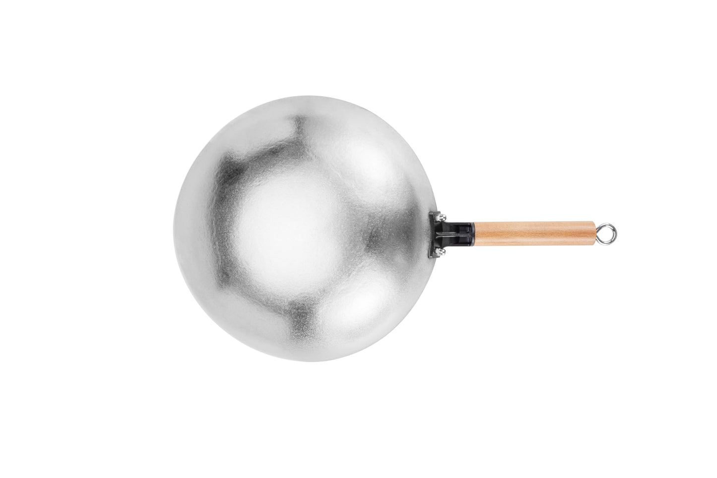 Valtcan T35 Titanium Wok Pan 14" Grade 1 Pure Titanium, 2.0mm Solid (Not Coated), PFAS-Free, No PTFE, No Chemical Coatings, 3 lbs Ultralight, Non-Stick Without Chemicals, Metal Utensil Safe