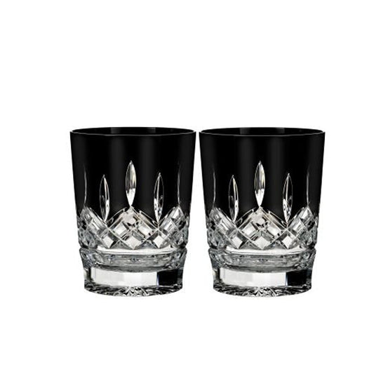 Waterford Lismore Black Double Old Fashioned, set of 2