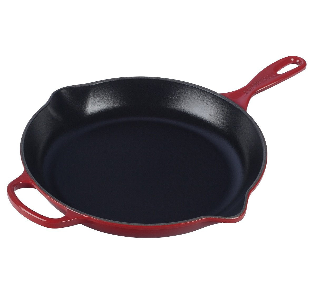 Le Creuset Enameled Cast Iron Signature Iron Handle Skillet, 11.75", Cerise