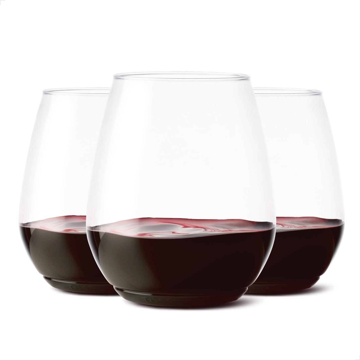 TOSSWARE POP 9oz Flute & 18oz Vino XL SET OF 48 Premium Quality Crystal Clear Plastic Champagne & Wine Glasses
