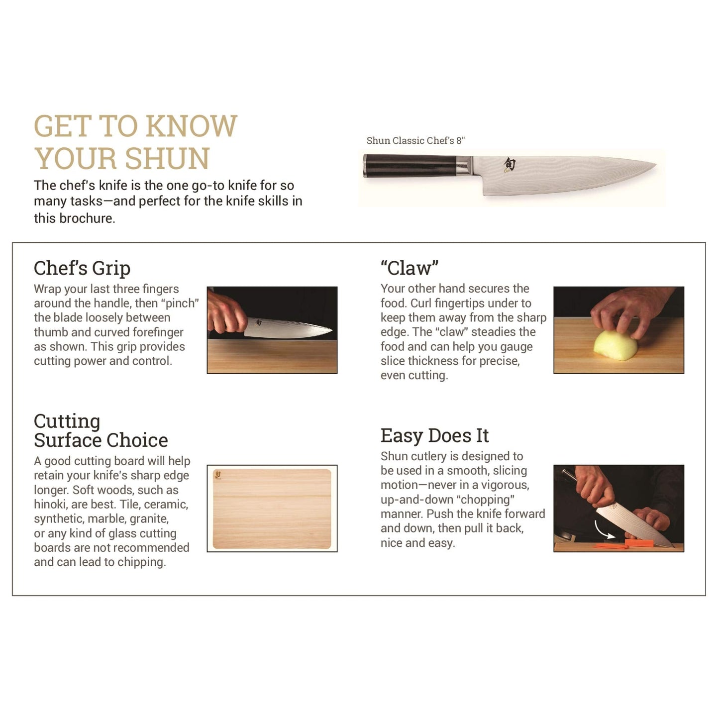 Shun Classic 8 Pc Student Knife Set