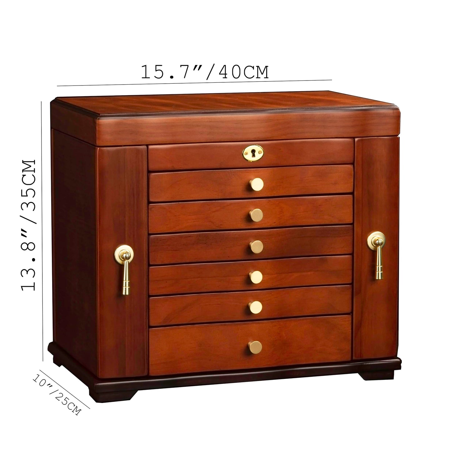 Xloverise Wooden Jewelry Box,jewelry boxes for women large,jewlrey box&organizers with necklace hanger,jewerly organizer,9-layer large capacity jewelry storage box for jewelry