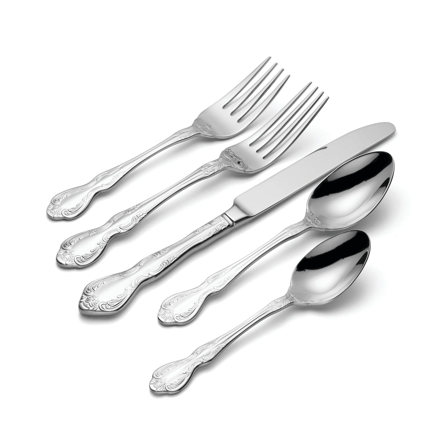 Oneida Mandolina 65-Piece Flatware Set, Service for 12
