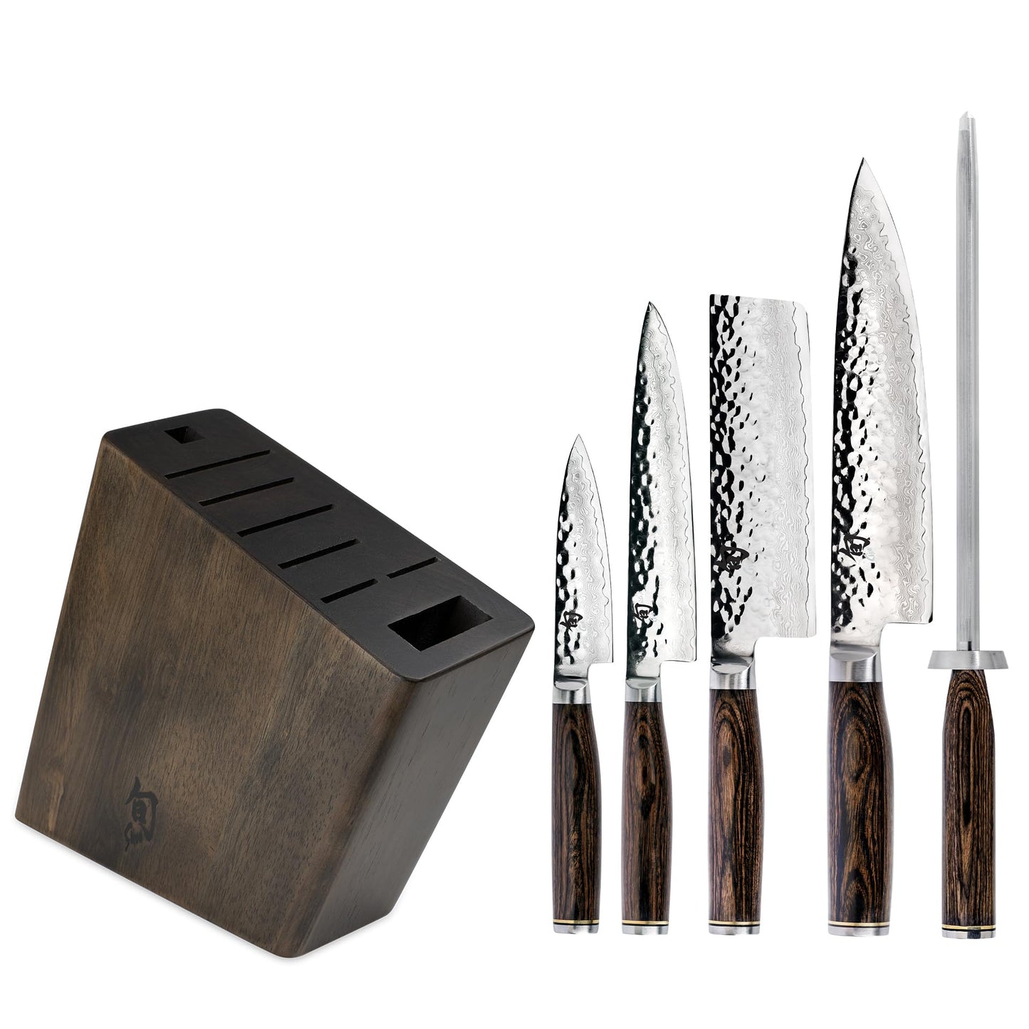 Shun Shiranami 6 Piece Knife Block Set