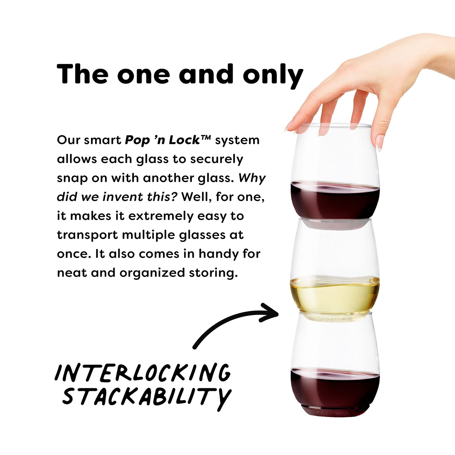 TOSSWARE POP 14oz Wine Set of 252 and 12oz Rocks Whiskey Glasses Set of 252, Recyclable Unbreakable Plastic Drinkware
