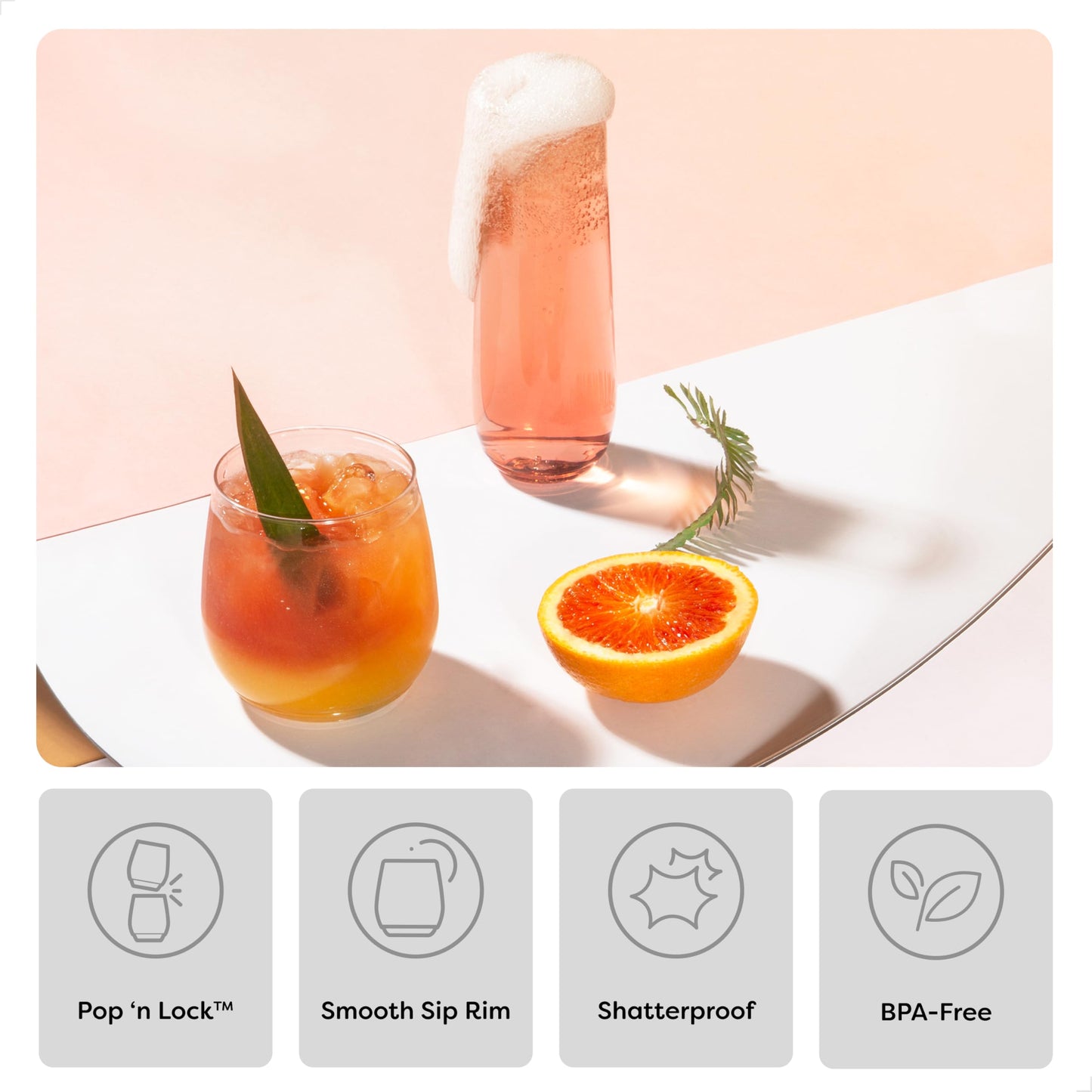 TOSSWARE POP 9oz Flute, Premium Quality, Recyclable, Unbreakable & Crystal Clear Plastic Champagne Glasses, Set of 252
