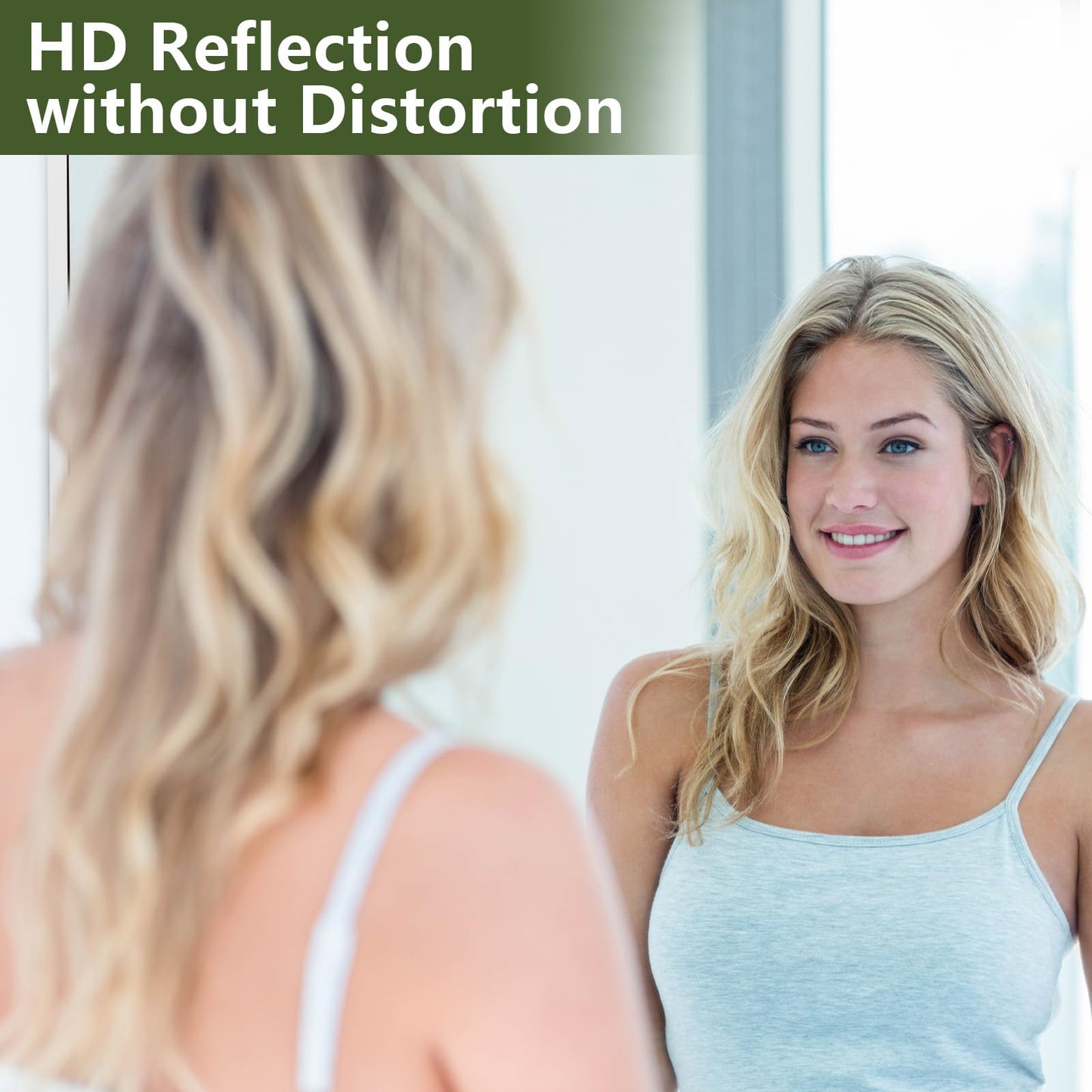 MELOMOIR 81"x41" Oversized Floor Mirror, Free Standing Leaning or Hanging, Suitable for Bedroom Living Room Home Gym Cloakroom, Thin Aluminum Frame, Tempered Glass, Silver