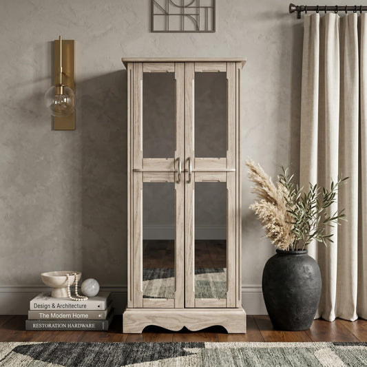 Hives and Honey Chelsea Jewelry Armoire, Taupe Mist