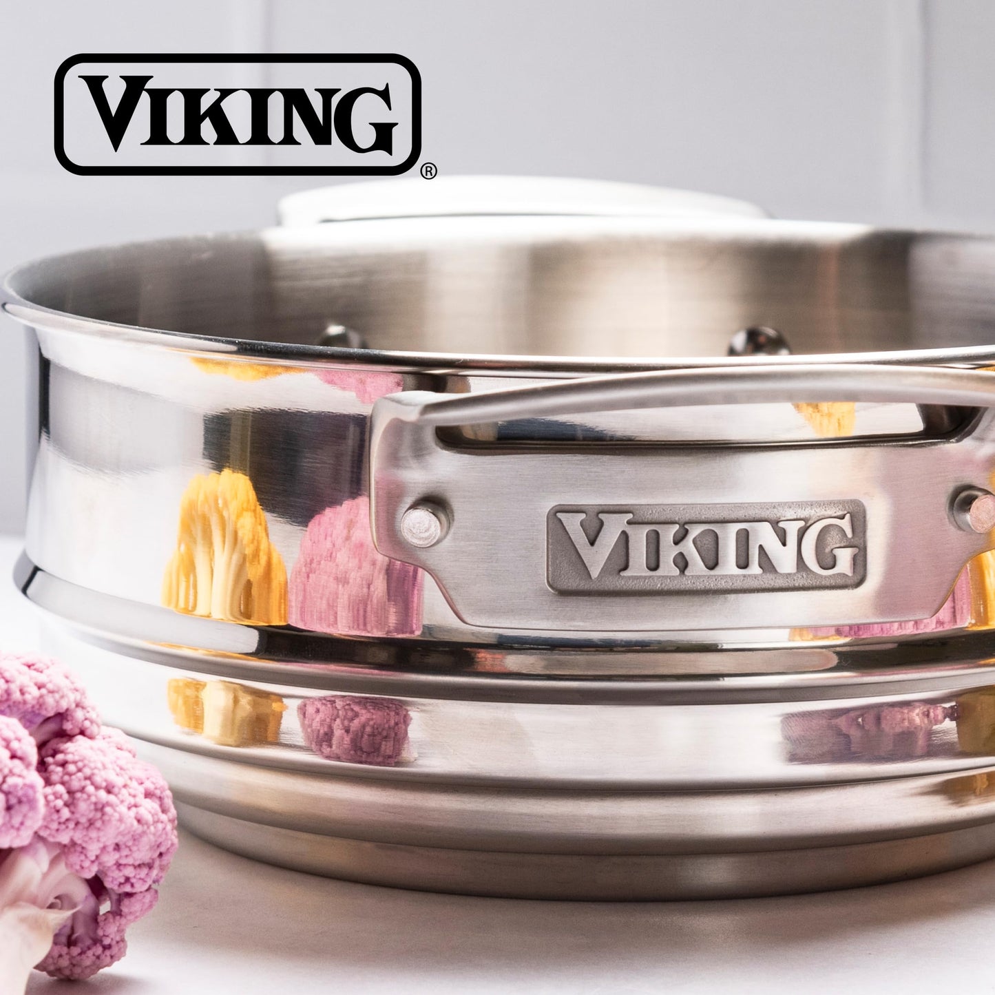 Viking Pots and Pans Set Non Stick,12 Piece Hard Anodized Kitchen Cookware with Glass Lids, Black