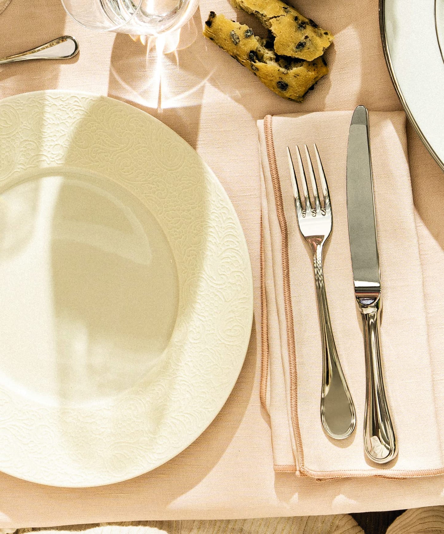 Degrenne Verlaine Mirror French Luxury Cutlery Set - 20 Piece Silverware Set for 4, Includes Forks, Spoons & Knives, Stainless Steel Flatware, Made in France, Dishwasher Safe