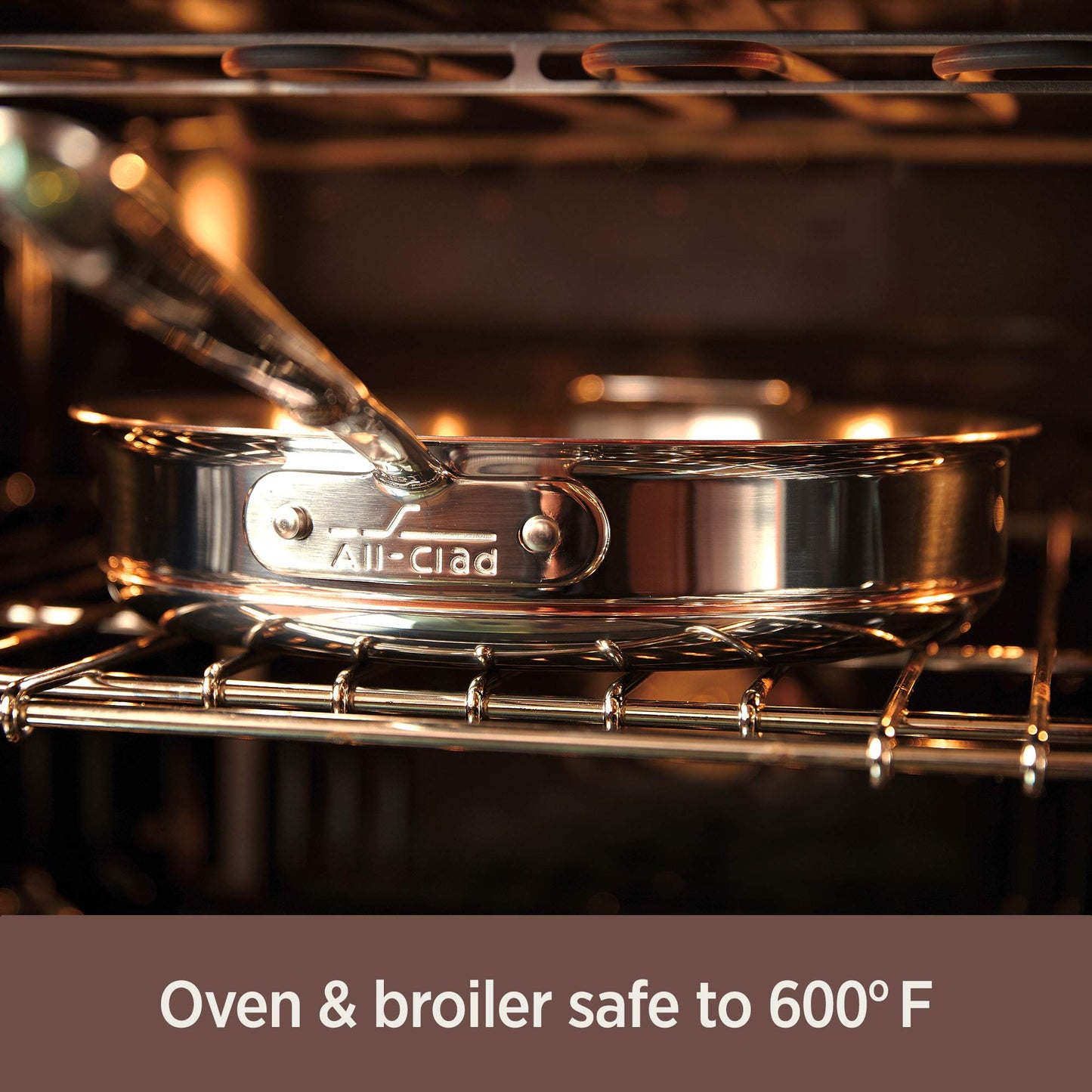 All-Clad Copper Core 5-Ply Stainless Steel Cookware Set 10 Piece Induction Oven Broiler Safe 600F Pots and Pans Silver