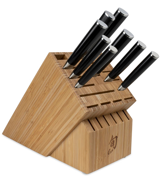 Shun Classic 9 Pc Chef's Choice Knife Block Set