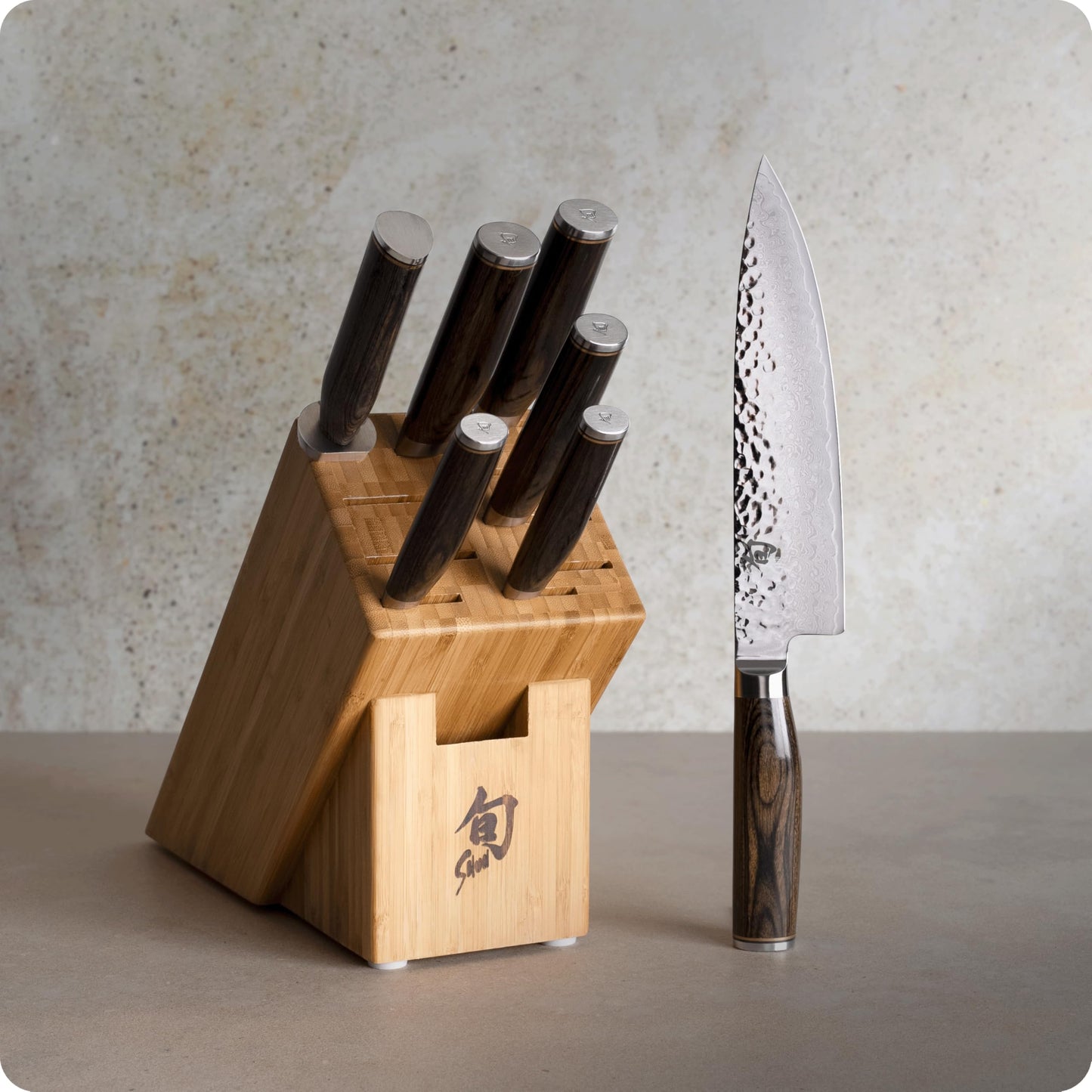 Shun Premier 8 Pc Professional Knife Block Set
