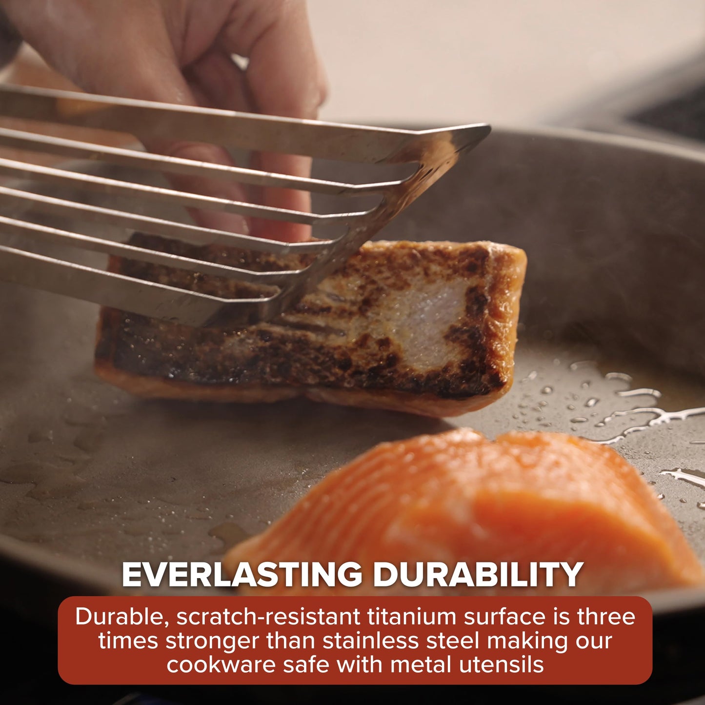 Viking PureGlide Pro 3-Ply Nonstick Dutch Oven with Lid, Made without PFAS, 6-Quart Induction Cooking Pot, Metal Utensil Safe Titanium Nonstick Surface, Oven Safe to 600F
