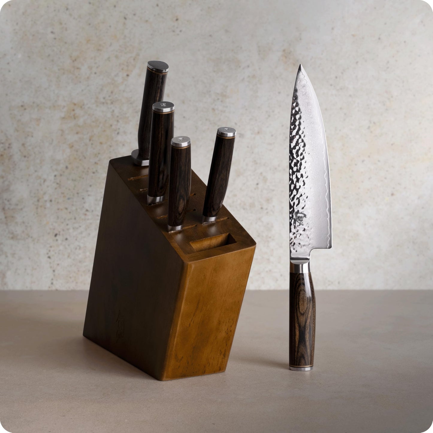 Shun Shiranami 6 Piece Knife Block Set