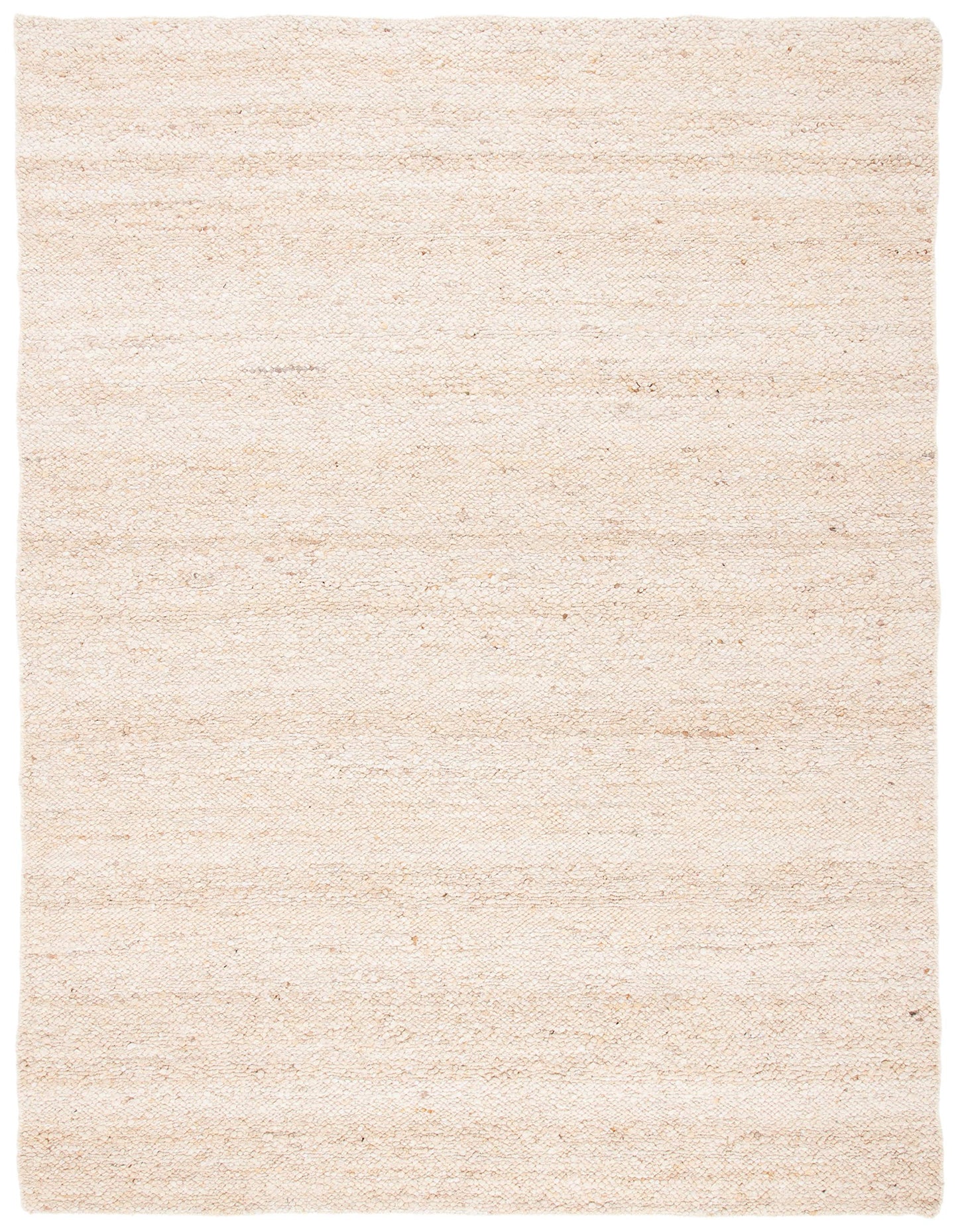 SAFAVIEH Area Rug 8x10 - Natura Collection - Large - Ivory, Handmade Wool, Ideal for Living Room, Bedroom, Dining Space (NAT263A)