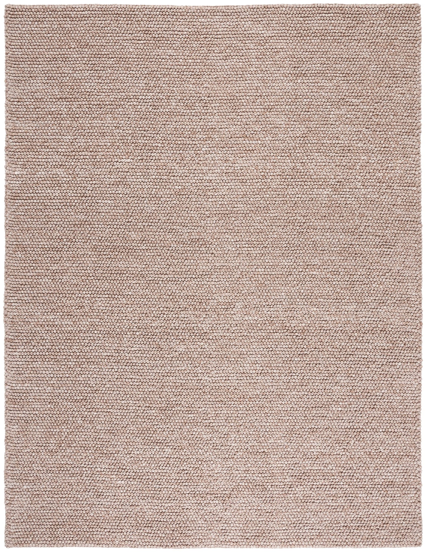 SAFAVIEH Area Rug 6x9 - Natura Collection - Brown, Handmade Wool Blend, Textured Design, Ideal for Living Room, Bedroom, Dining Space (NAT620T)